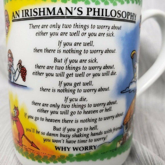 An Irishman's Philosophy Mug - Picture 3 of 8